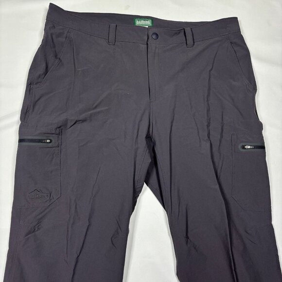 Lot of 2 L.L Bean Gray Nylon Lightweight Hiking Outdoor Travel Pants Mens 40X30 - Picture 6 of 16
